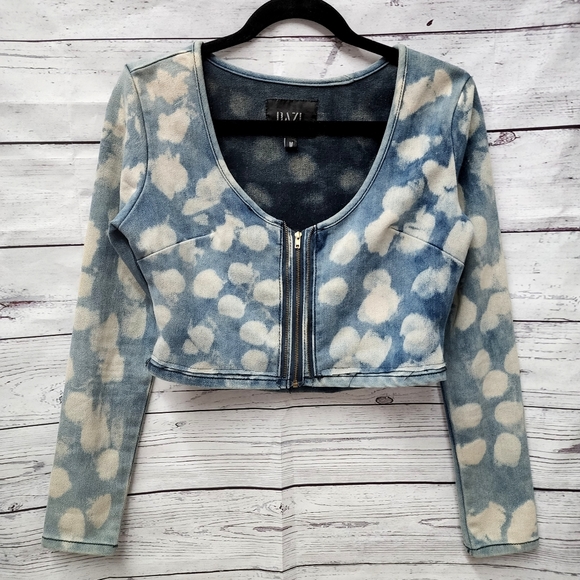 Bazi Women Shirt/Jacket Upcycle Jean Denim Cotton - Picture 9 of 9